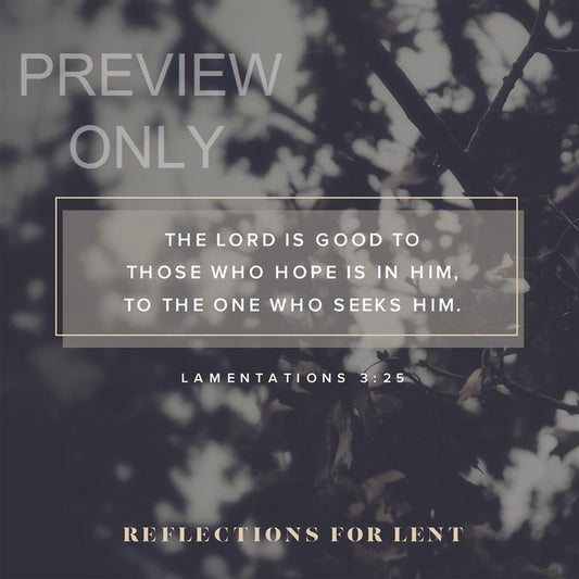 Reflections For Lent 2