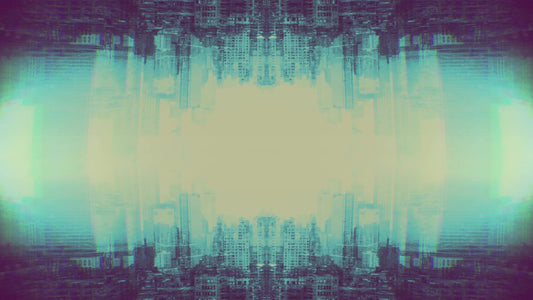 Cityscapes Turquoise Mirror Still