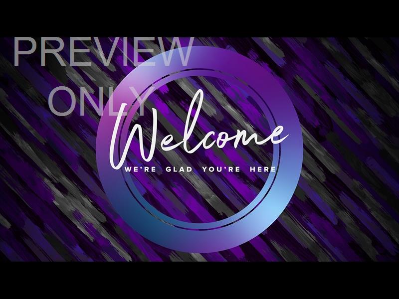 Lent Color Brush Welcome Still