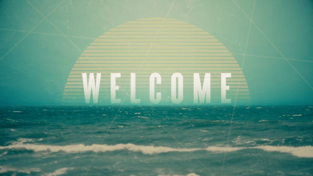 Vintage Ocean Welcome