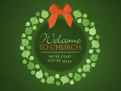 Ornament Wreath Welcome