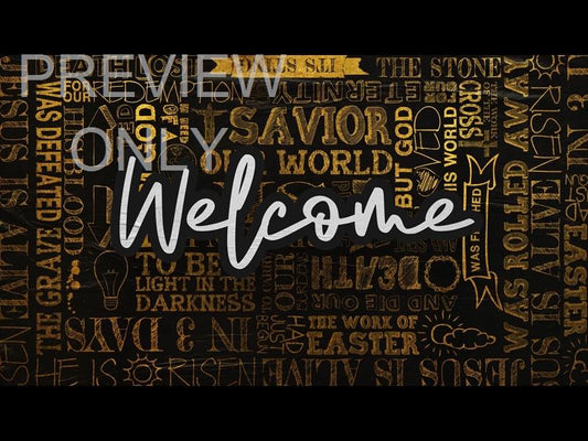 Handwritten Easter Welcome Still