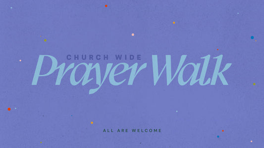 Sharing The Good News Prayer Walk Title
