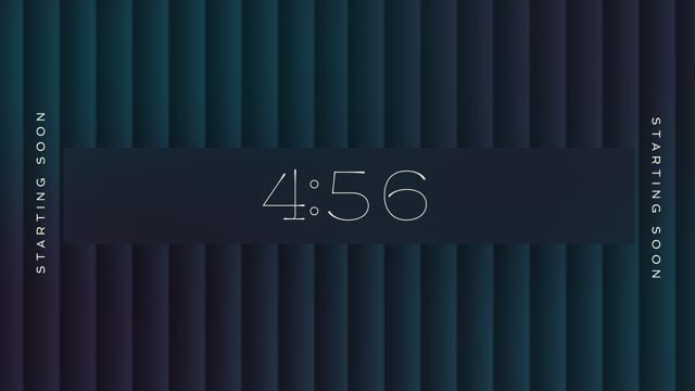 Gradient Glass Countdown 03