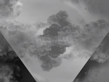 Mirror Clouds Bw Geo