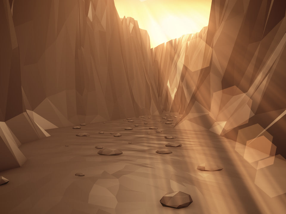 Digital Mountains Path Rays