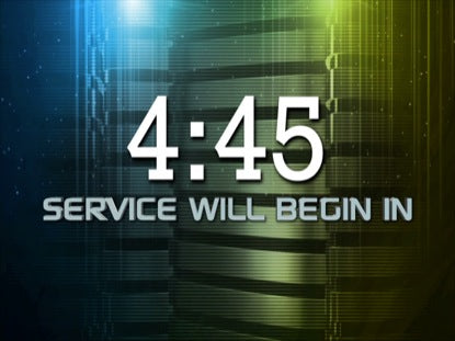 Metallic Chrome Countdown