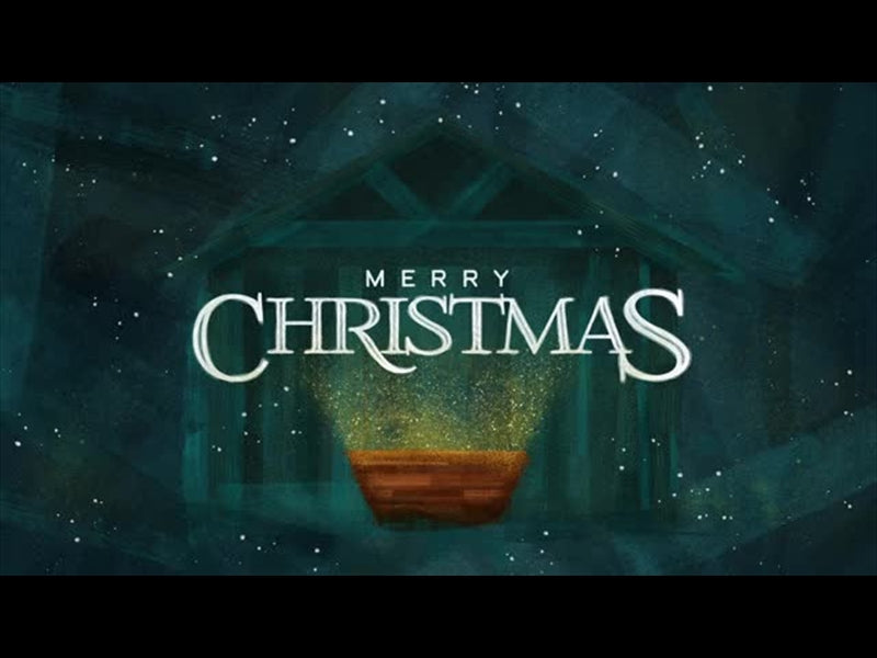 Jeweled Brush Christmas Merry Christmas