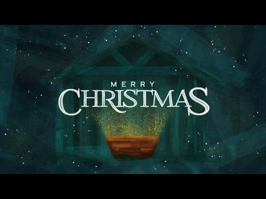 Jeweled Brush Christmas Merry Christmas