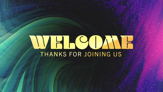 Colorful Cosmos Welcome Still