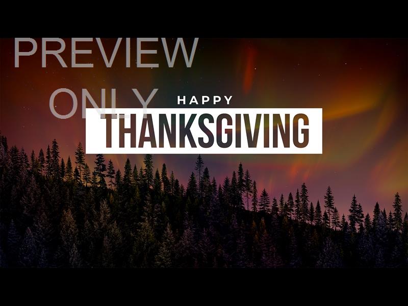 Aurora Glow Thanksgiving Still