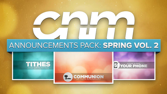 Announcements Pack: Spring Vol. 2