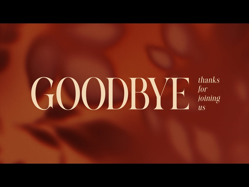 Velvet Fall Goodbye