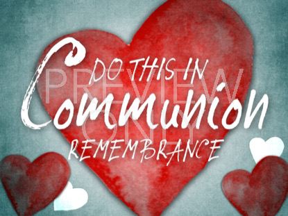 Valentines Hearts Communion Still