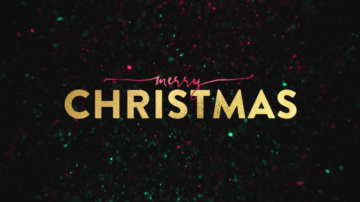 Christmas Glitter Merry Christmas