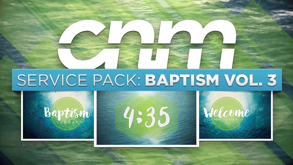 Service Pack: Baptism Volume. 3