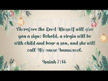 Advent Volume One Scripture Still