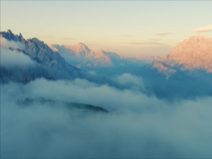 Sunset Aerial Mountains Longplay