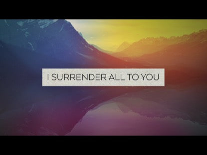 I Surrender