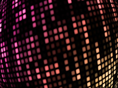 Square Led Pink Yellow