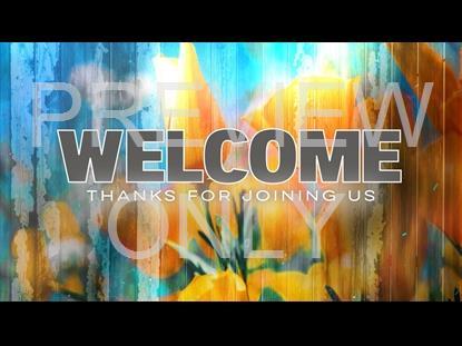 Floral Fusion Welcome Graphic