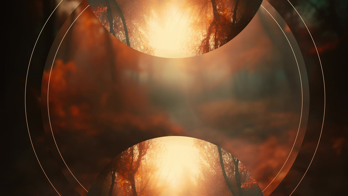 Autumn Path 1 Orbs Still