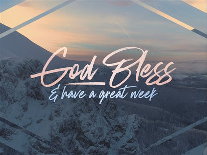 Epic Winter Aerial God Bless