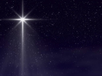 Christmas Star Evening Sky