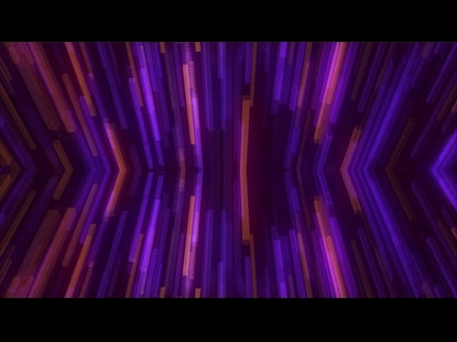 Crystalline Purple Orange Mirror