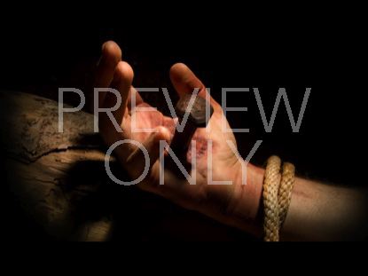 Easter-jesus Hand On The Cross
