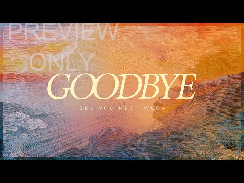 Easter Etching - Goodbye Title Still