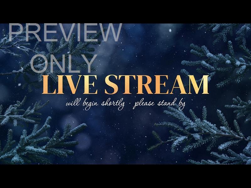 Christmas Wintertide Live Stream Still
