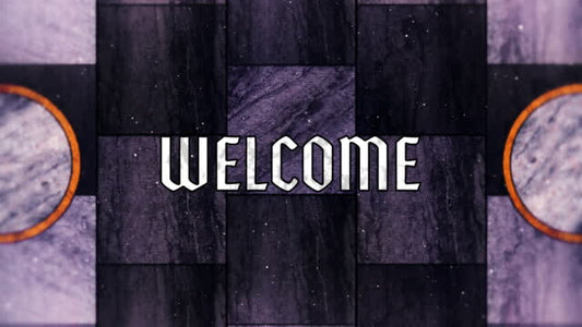 Holy Week Glass Welcome Loop
