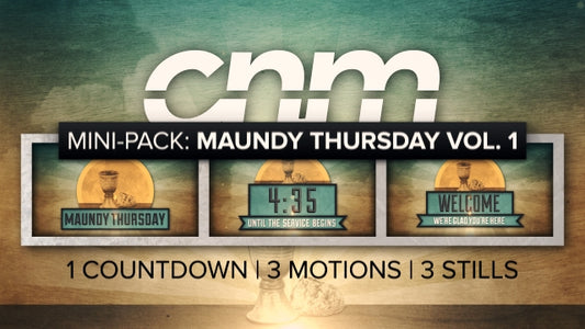 Maundy Thursday Vol. 1