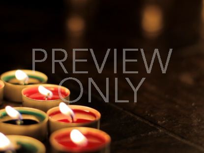 Red Green Christmas Candles