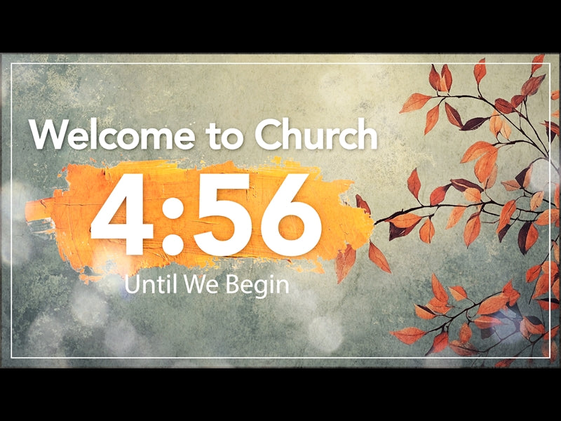 Peaceful Painted Fall Countdown