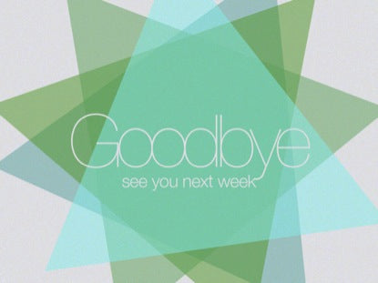 Simple Shapes Goodbye