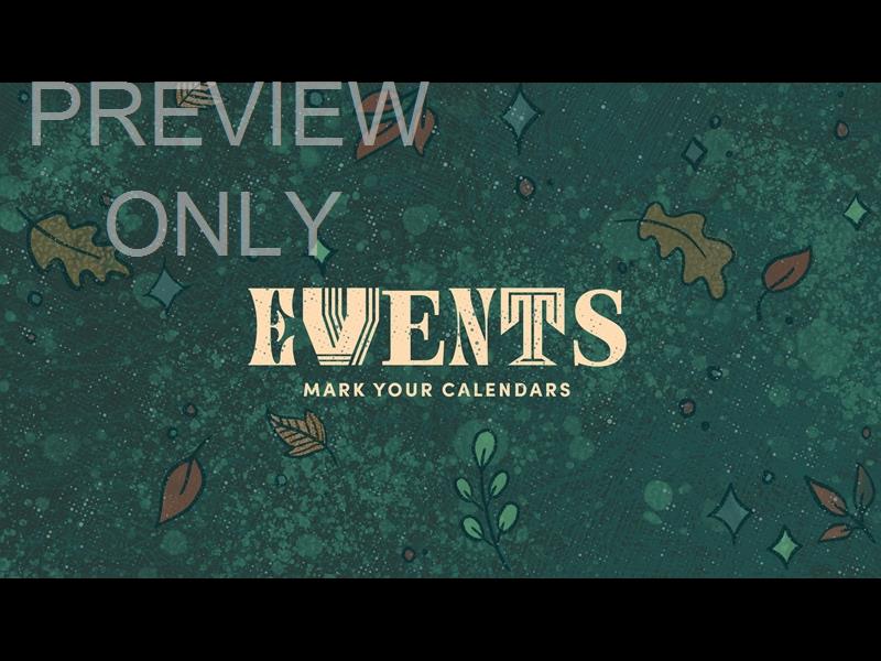 Festive Fall Events Title Still