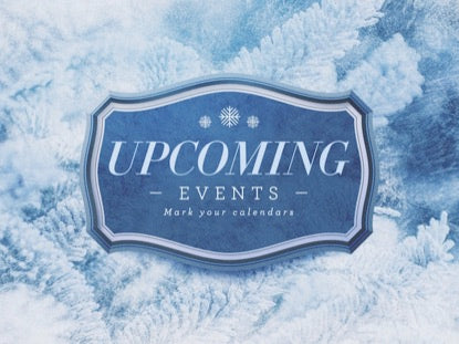 Frost Upcoming Events