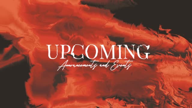 Consuming Fire Upcoming