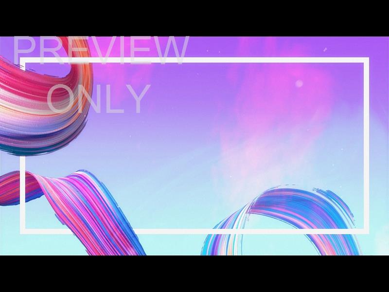 Colorful Brush Strokes: Volume One Blank Graphic 1