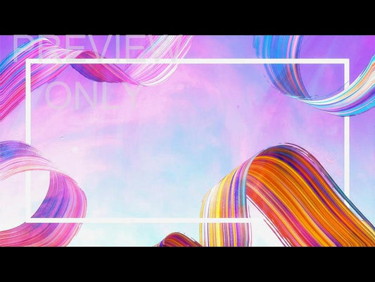 Colorful Brush Strokes: Volume One Blank Graphic 10