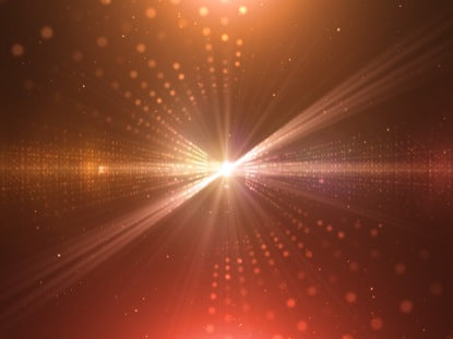 Kaleidoscopic Particles Warm