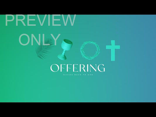 Holy Week Ink Offering Title Still