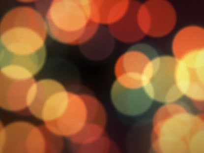 Vintage Bokeh Christmas Morning