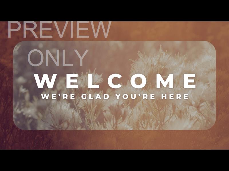 Sage Welcome Still
