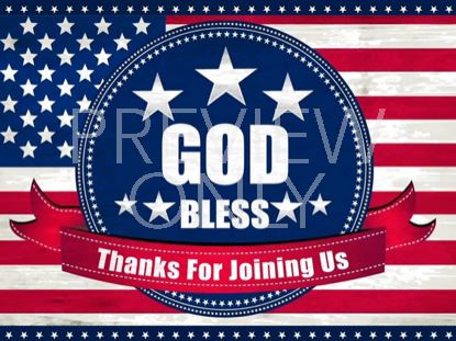 Patriotic God Bless Still