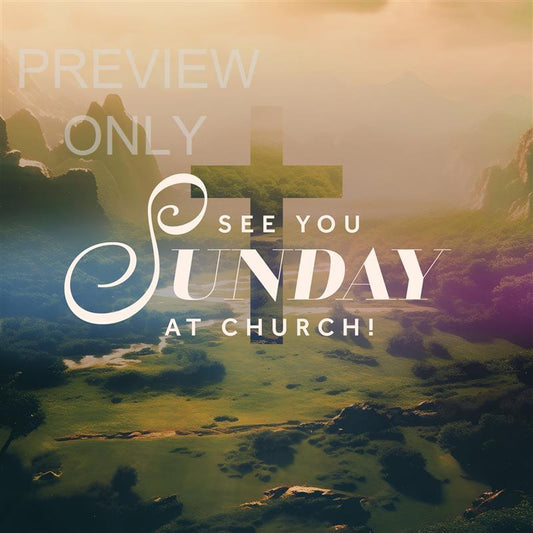 See You Sunday Radiant Cross