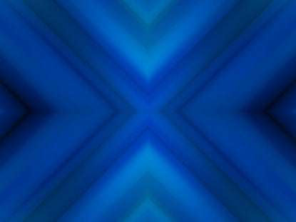 Mirrored Arrows Blue X