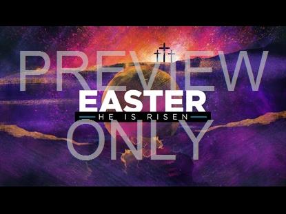 Radiant Paint Easter God Bless